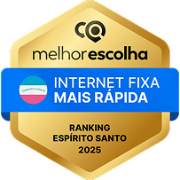 Selo Prêmio Melhor Escolha — Internet Fixa Mais Rápida, Espírito Santo